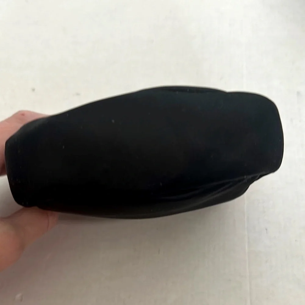 Black nylon waterproof Cosmetic bag black NWOT